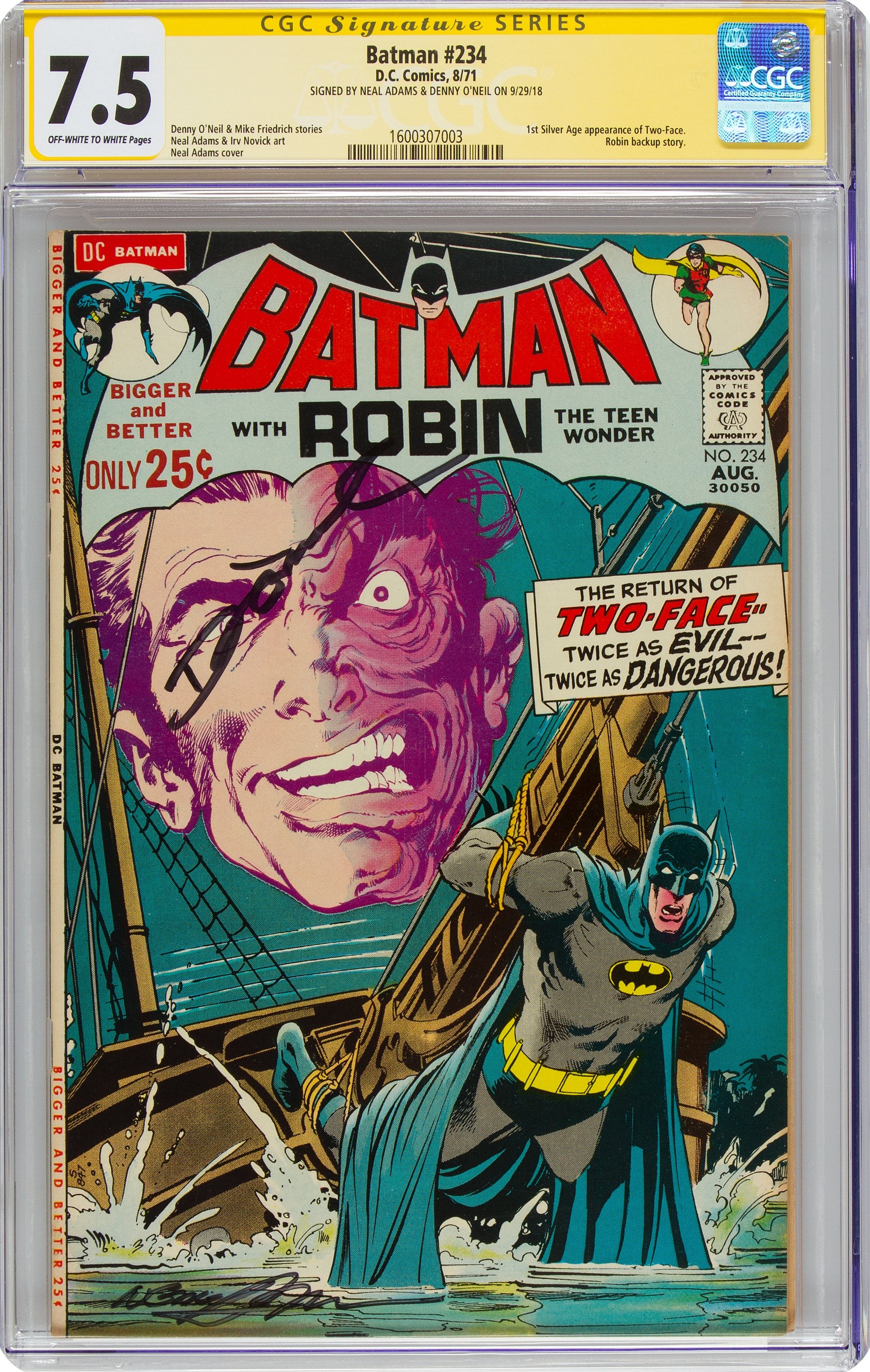 Batman #234 Signature Series: Neal Adams (DC, 1971) CGC VF | Lot  #15054 | Heritage Auctions