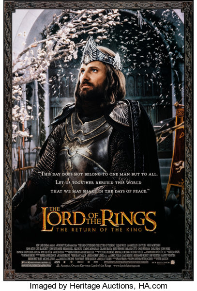 The Lord of the Rings: The Return of the King Movie Poster (#9 of