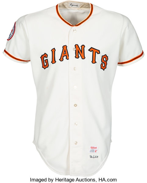 1976-77 Jack Clark Game Worn San Francisco Giants Jersey with Dick, Lot  #57116