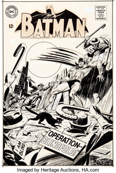 Irv Novick and Carmine Infantino Batman #204 Cover Original Art | Lot  #94095 | Heritage Auctions