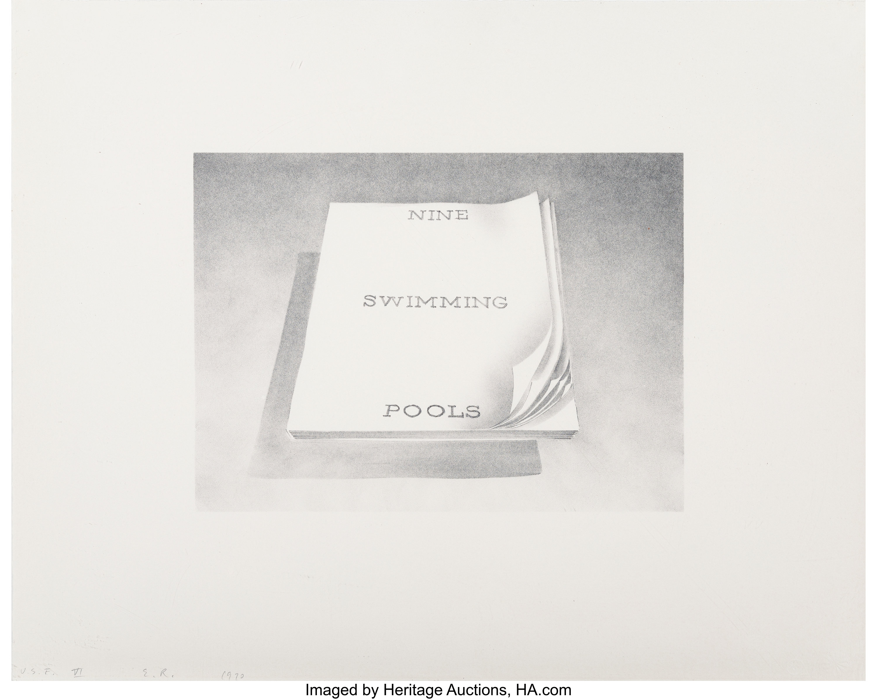 Ed Ruscha (b. 1937). Nine Swimming Pools, from the Book Covers | Lot ...