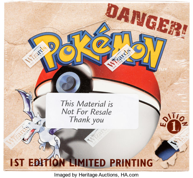 Unopened 1999 1st Edition Limited Printing Pokémon TCG Booster Box