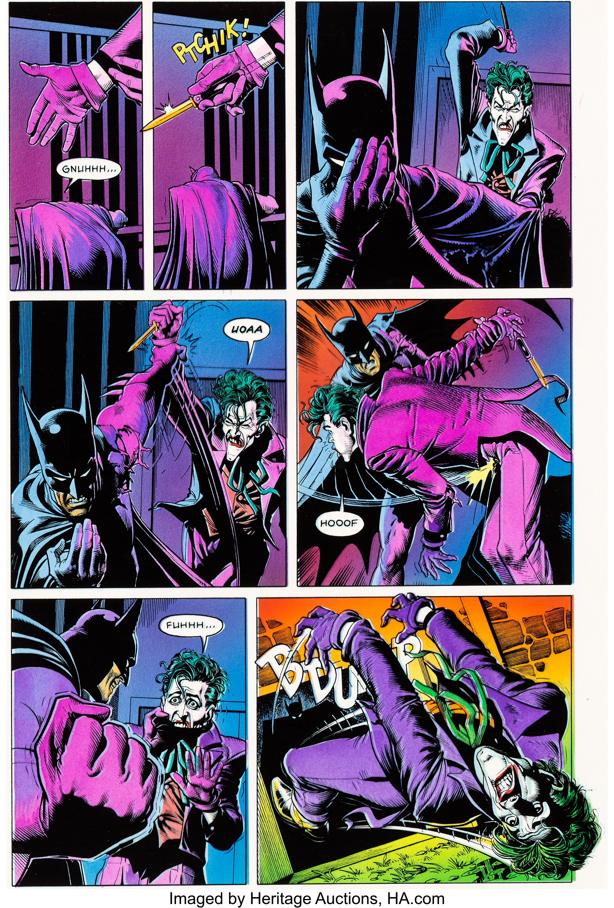John Higgins Batman: The Killing Joke #nn Story Page 42 Color | Lot #95289  | Heritage Auctions