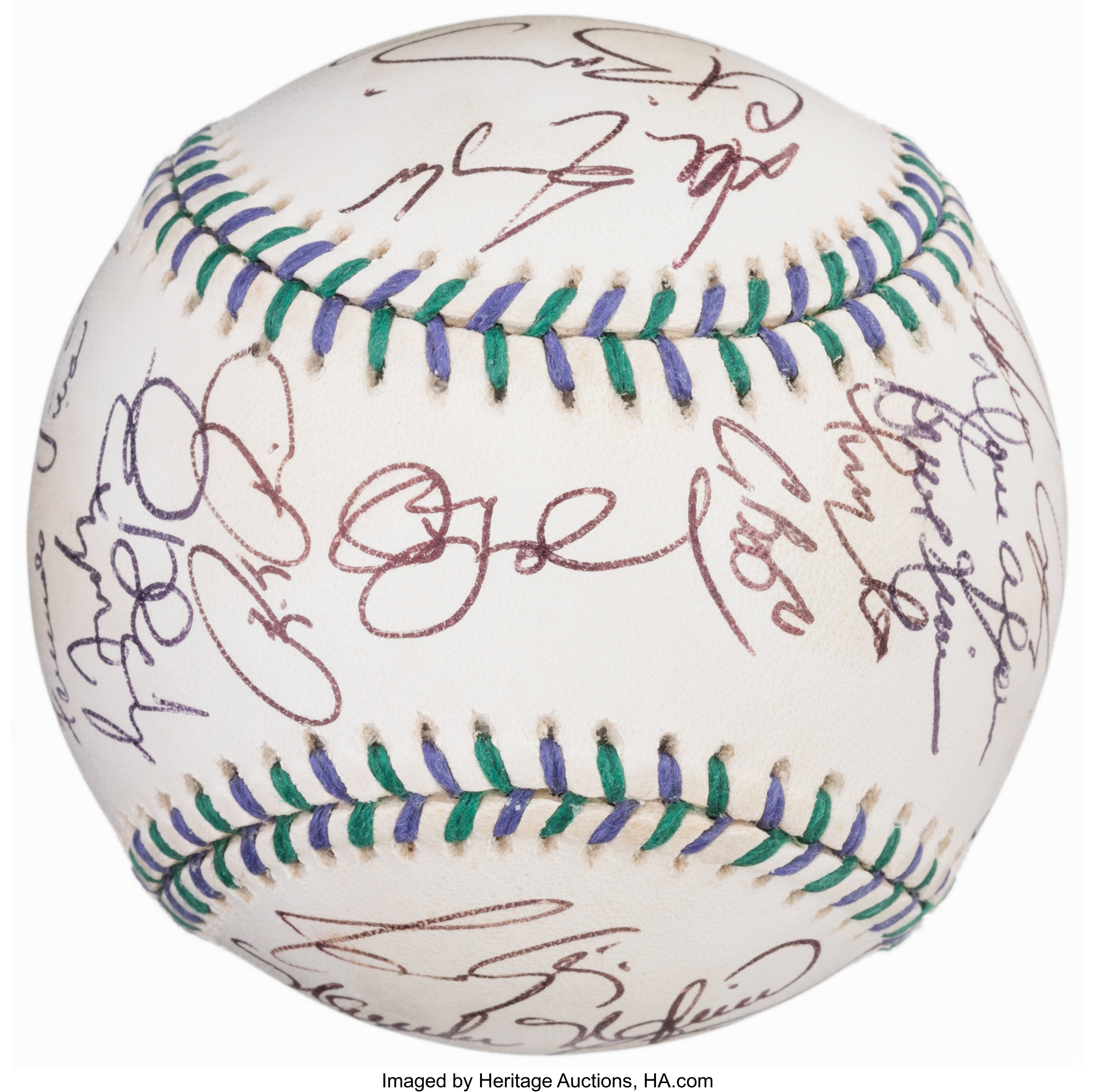 1998 MLB All-Star Game Multi-Signed Baseball.  Autographs, Lot #43251