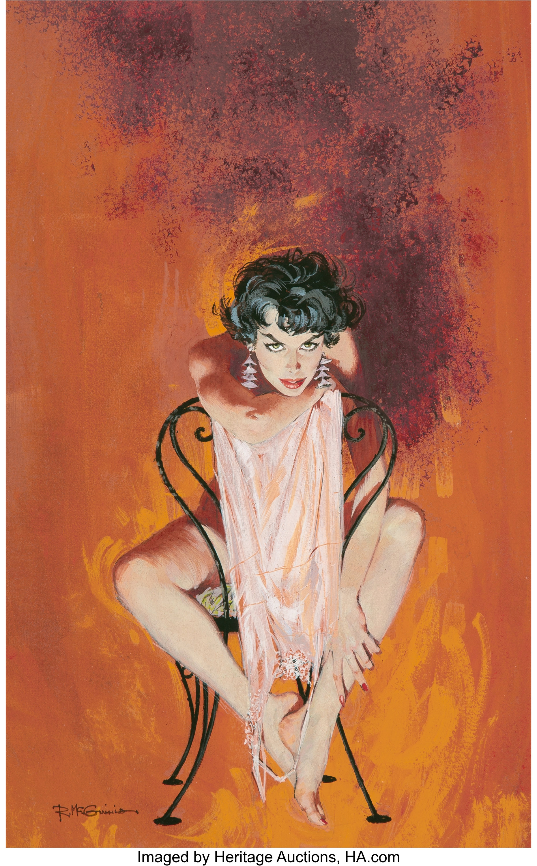 robert mcginnis paperback heritage paintings auctions