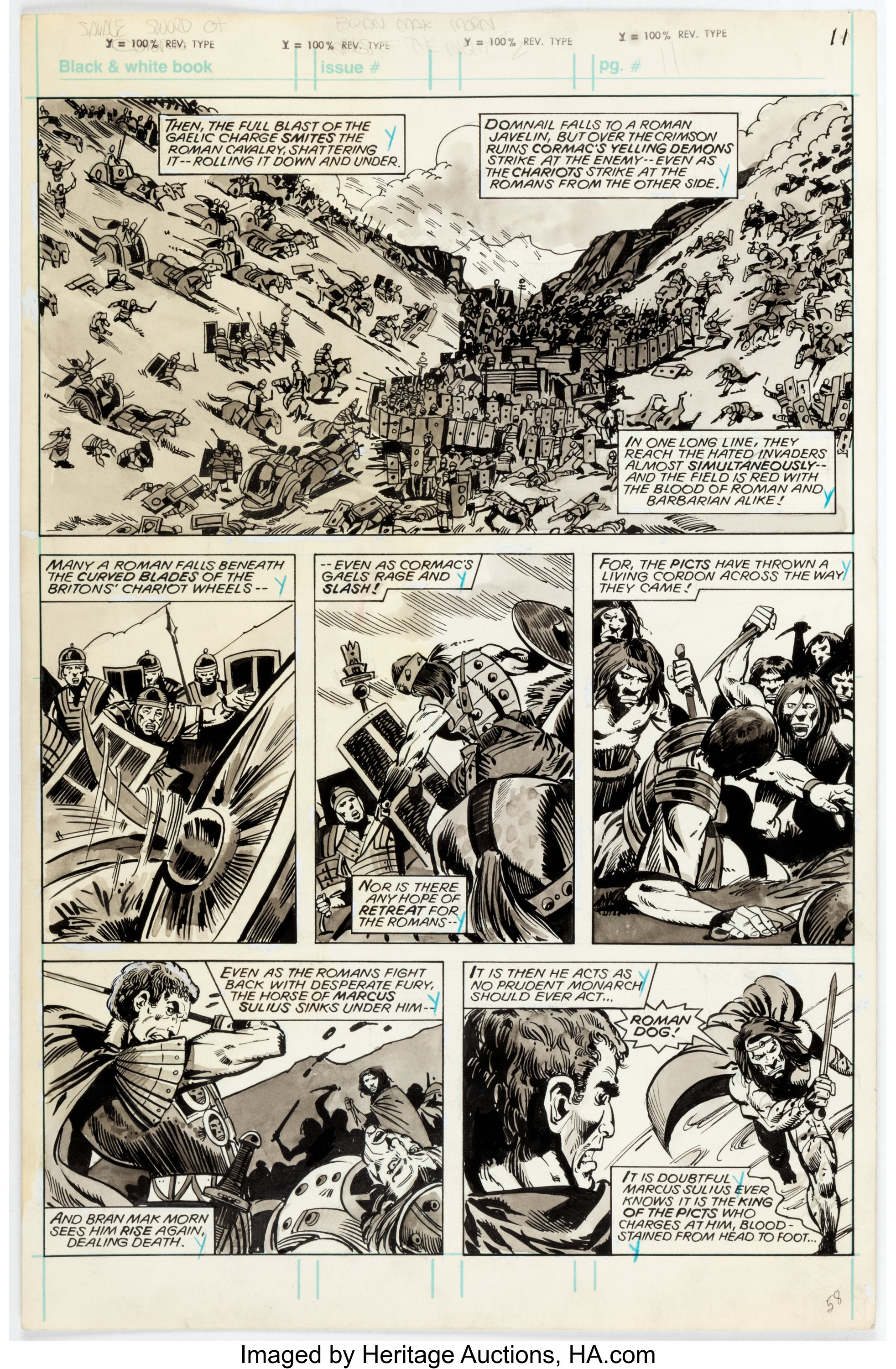 Download David Wenzel Savage Sword Of Conan 43 Story Page 11 Original Art Lot 11717 Heritage Auctions