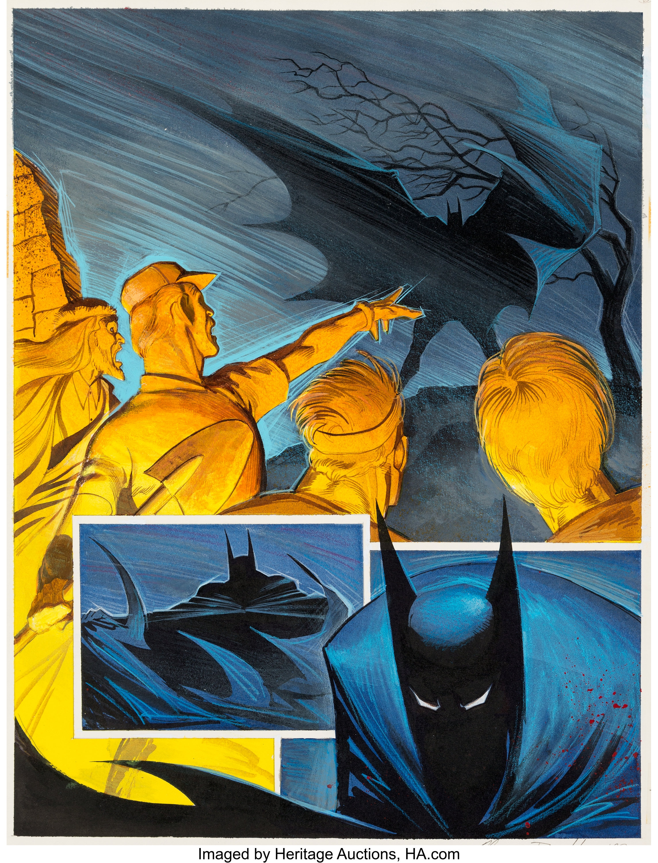 Norm Breyfogle Batman: Birth of the Demon Story Page 2 Original Art | Lot  #95028 | Heritage Auctions
