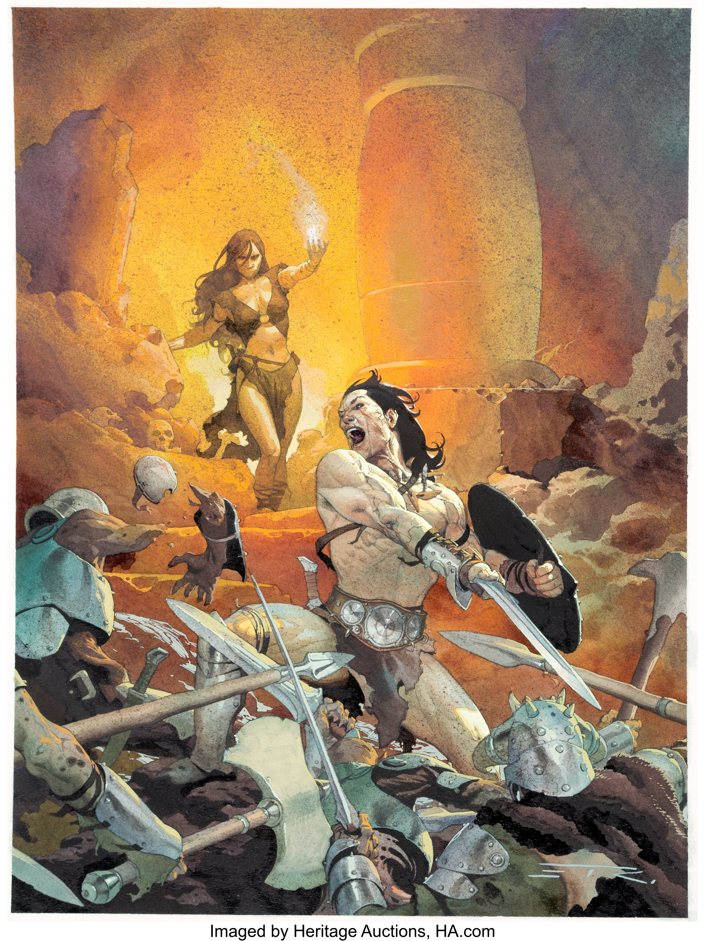 conan the barbarian cover art