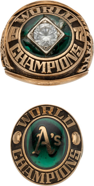 Oakland Athletics 1974 MLB World Series championship ring - MVP Ring