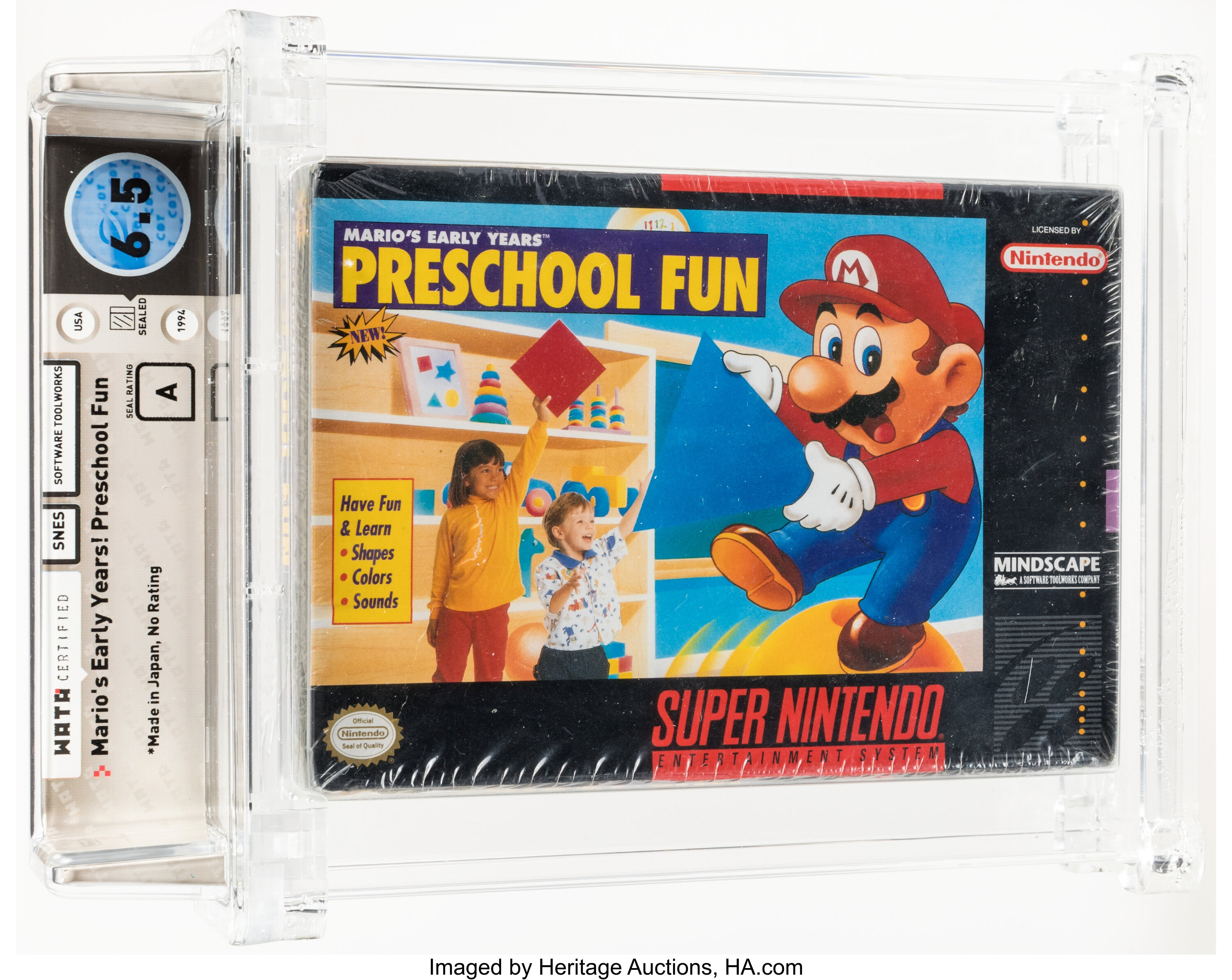 Mario's Early Years! Preschool Fun [Made in Japan] Wata 6.5