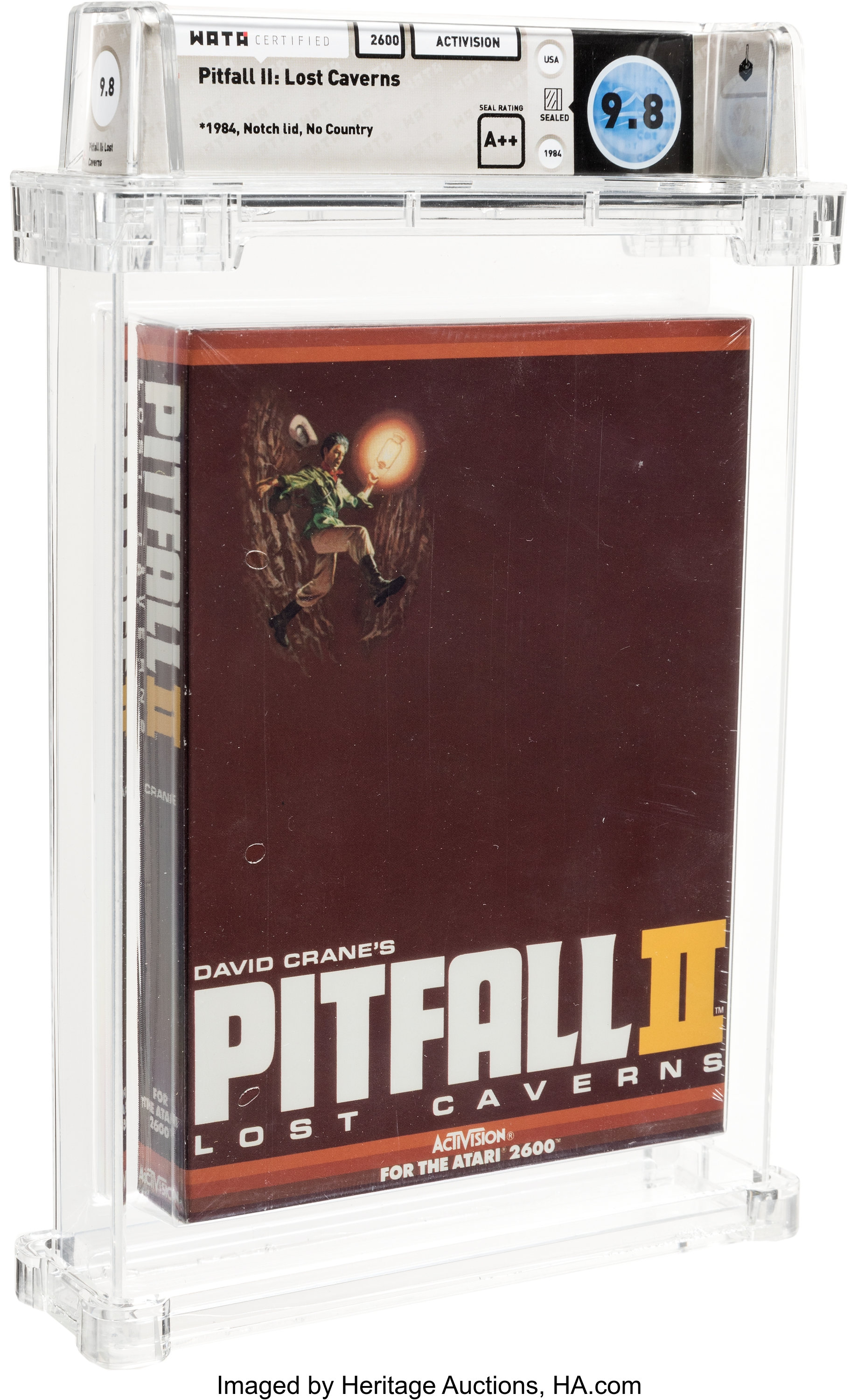 Pitfall II: Lost Caverns Wata 9.8 A++ Sealed Atari 2600 ActiVision