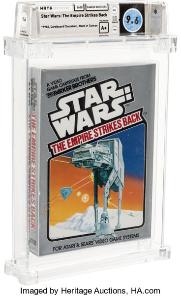 Star Wars: The Empire Strikes Back Wata 9.6 A+ Sealed Atari 2600