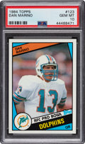 1984 Topps Dan Marino #123 PSA Mint 9. Football Cards Singles