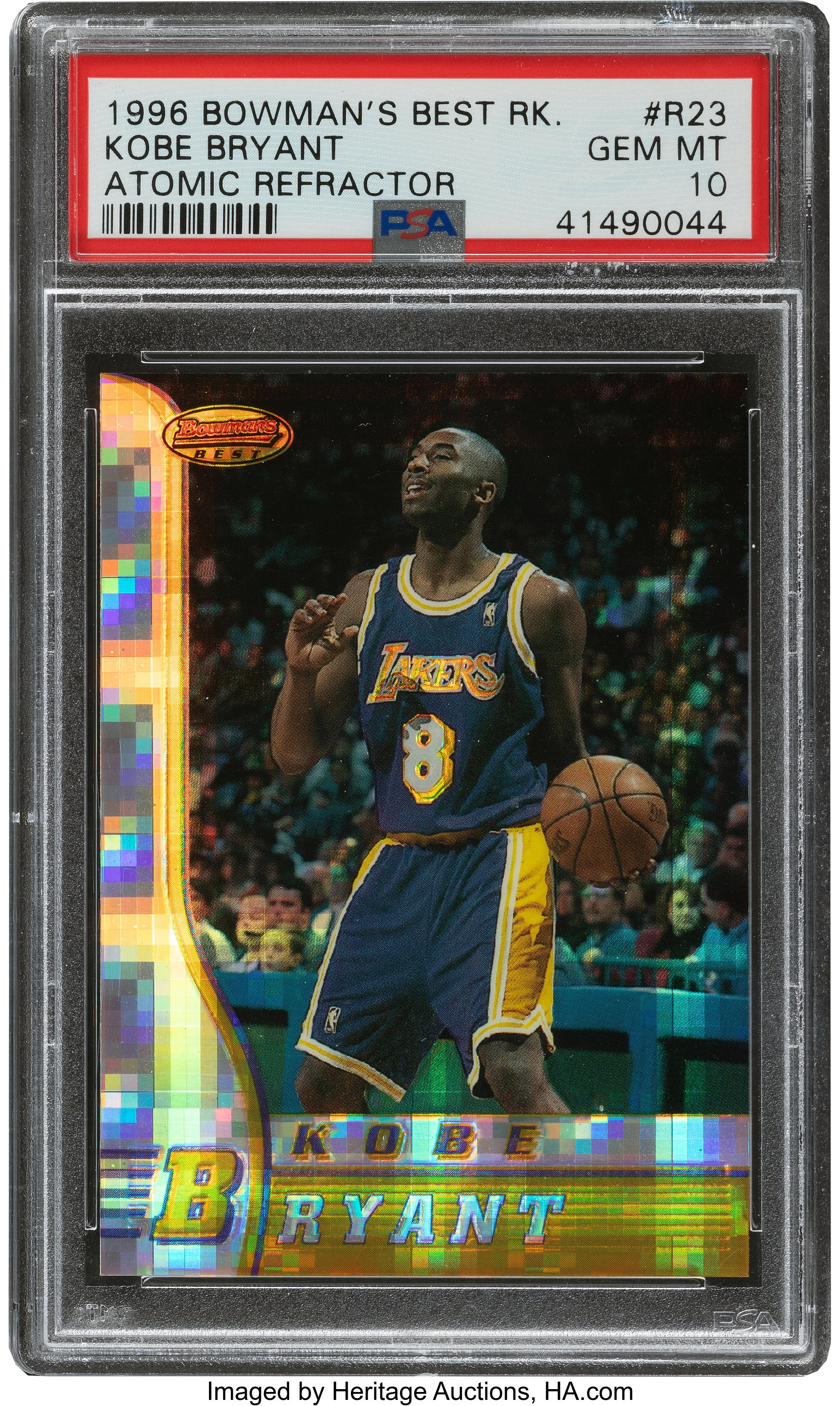 1996 BOWMAN KOBE BRYANT ROOKIE CARD