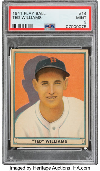 1941 Play Ball Ted Williams