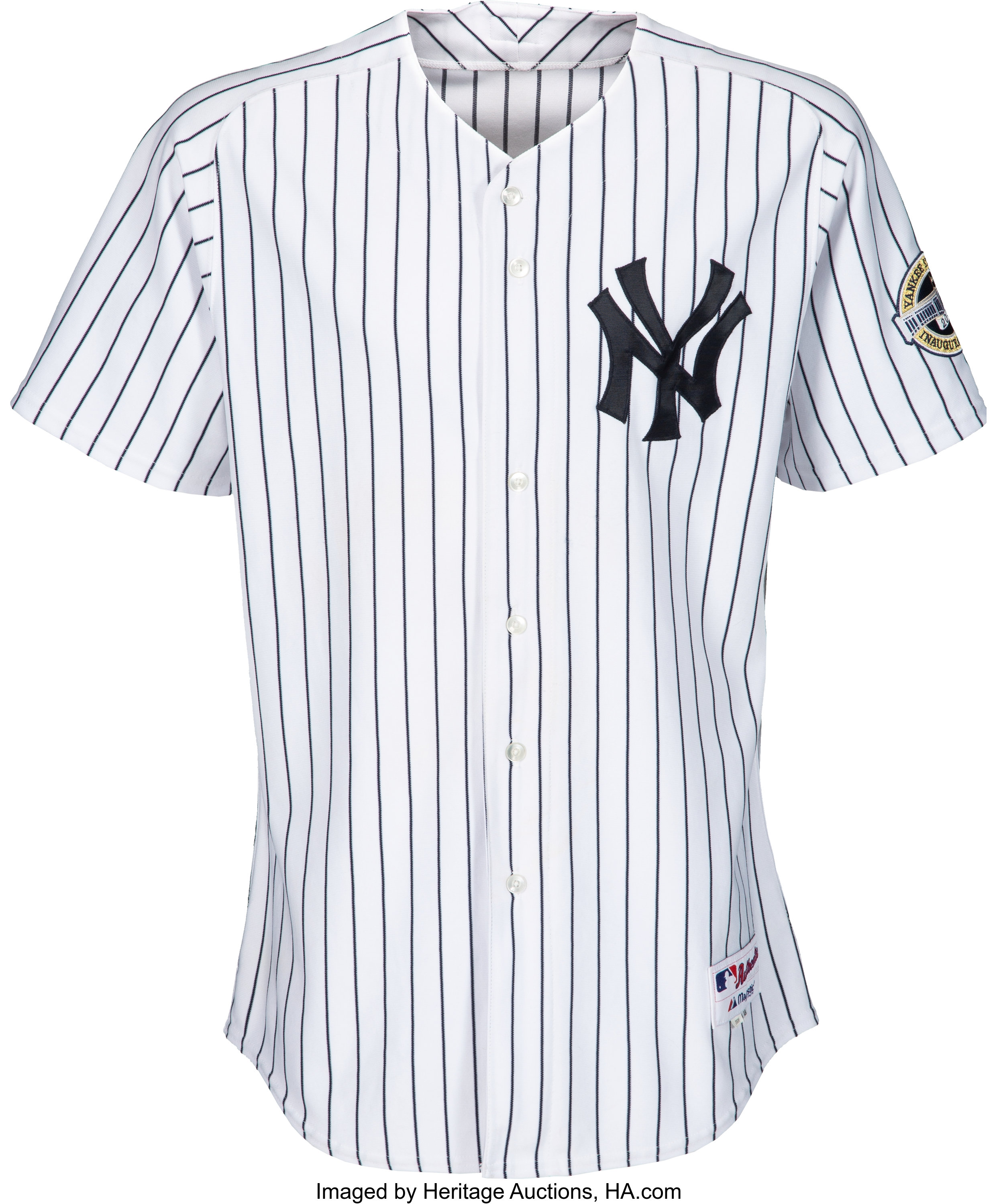 2009 Derek Jeter Game Worn New York Yankees Jersey, Photo, Lot #57138