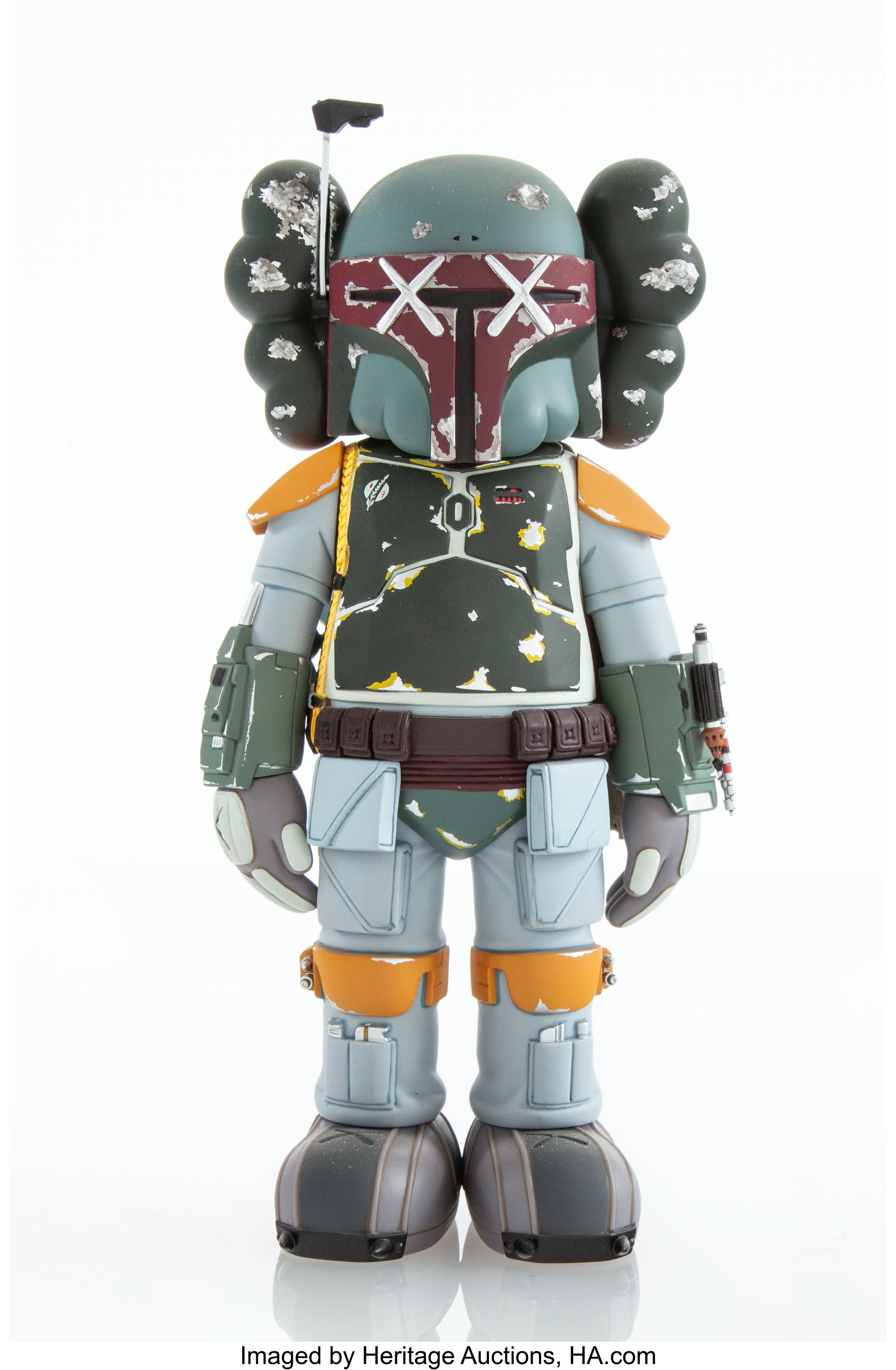 KAWS X Lucas Films. Boba Fett, 2013. Painted cast vinyl. 9-3/4 x | Lot ...