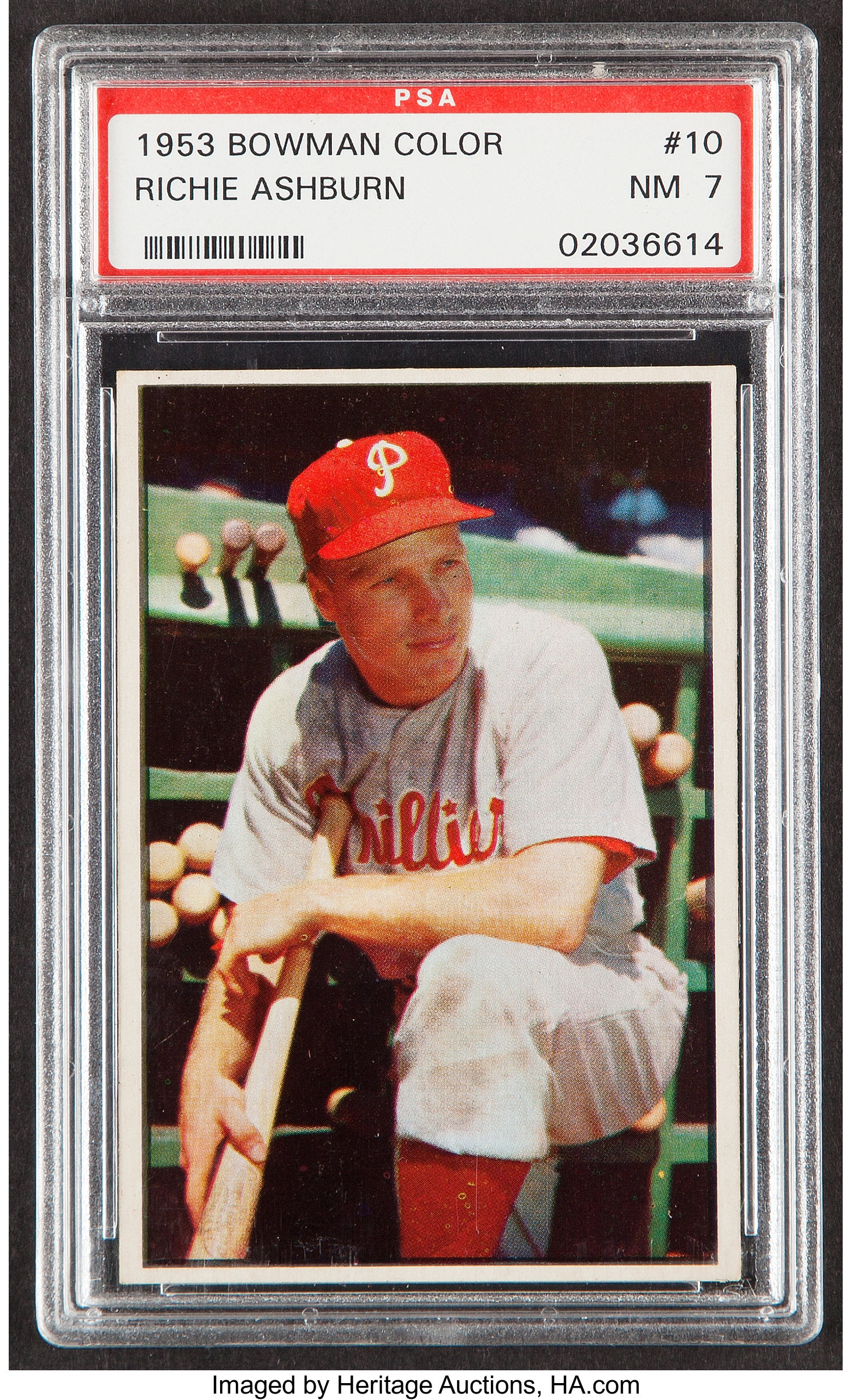  1952 Bowman # 53 Richie Ashburn Philadelphia Phillies (Baseball  Card) PSA PSA 4.00 Phillies : Collectibles & Fine Art