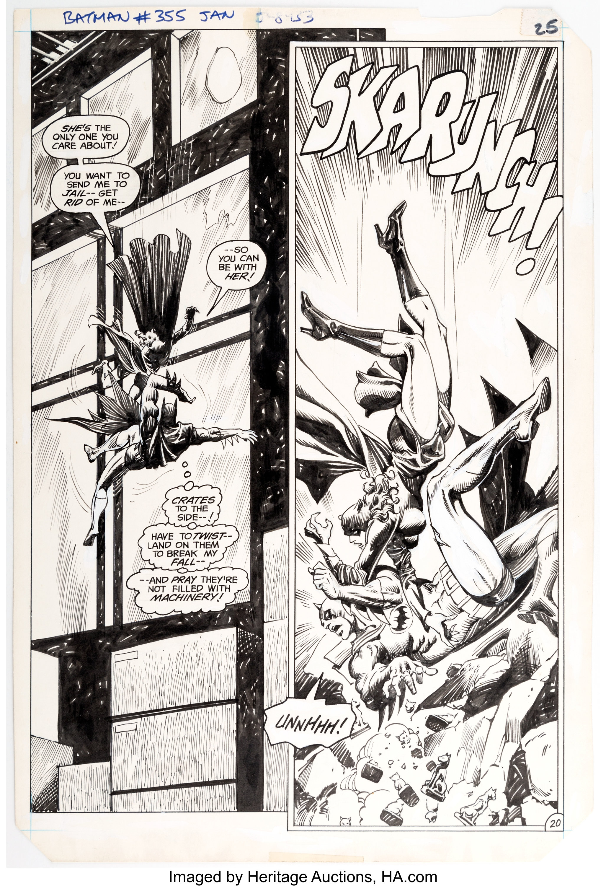 Don Newton and Alfredo Alcala Batman #355 Story Page 20 Original | Lot  #13632 | Heritage Auctions