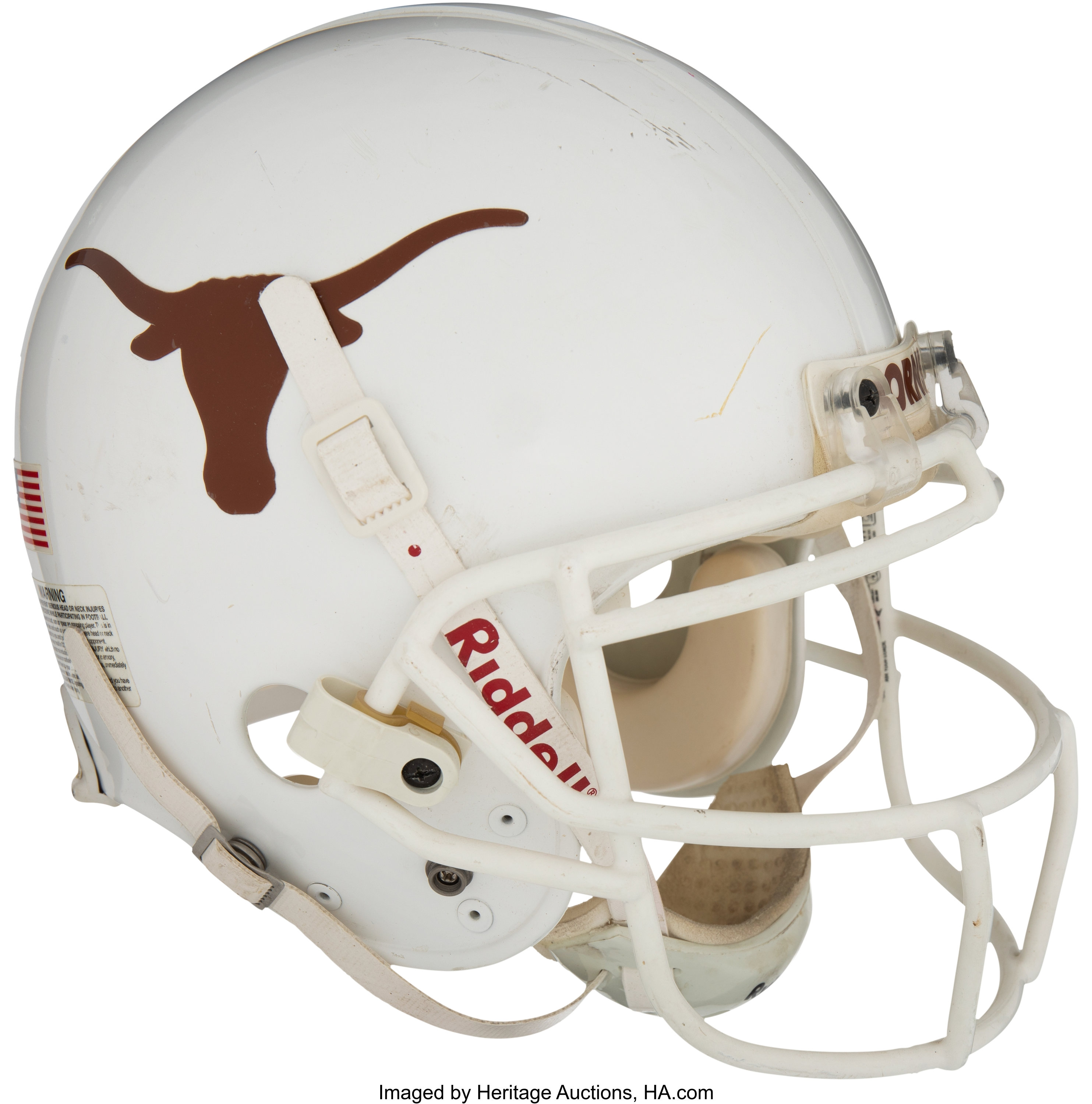 Texas' football helmets through the years