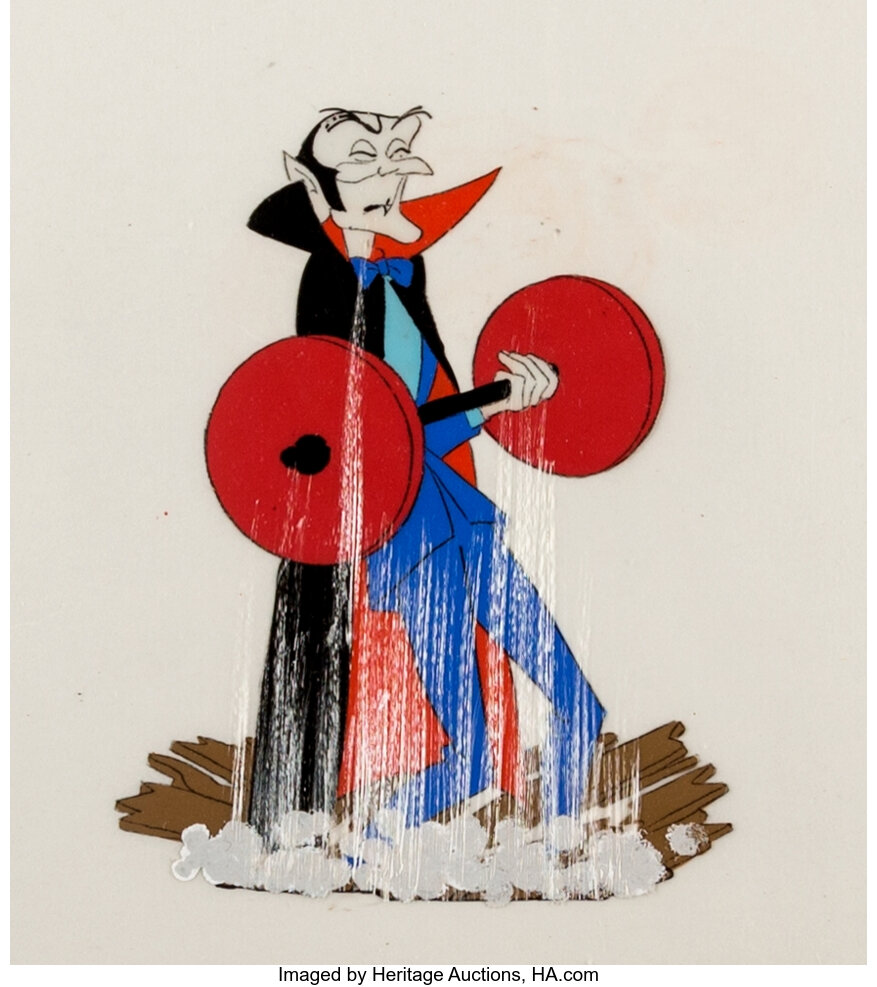 Groovie Goolies Drac Production Cel (Filmation, 1970).... Animation ...