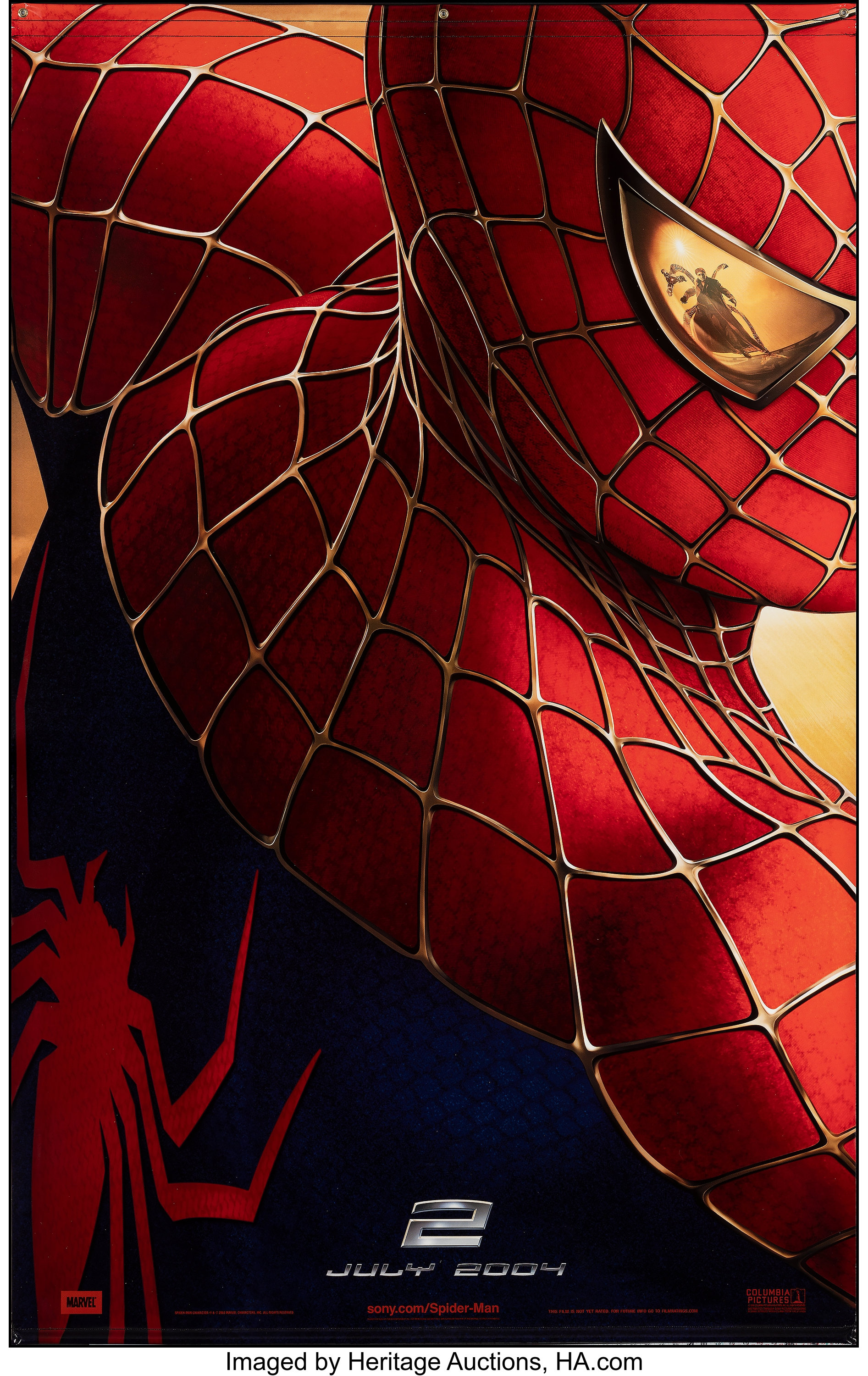 Spider-Man 2 (Columbia, 2004). Rolled, Very Fine+. Vinyl Banner | Lot  #53388 | Heritage Auctions