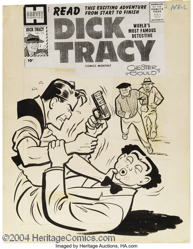 Al - Dick Tracy #110 Cover Original Art (Harvey, 1957). Dick | Lot #3040 | Heritage Auctions