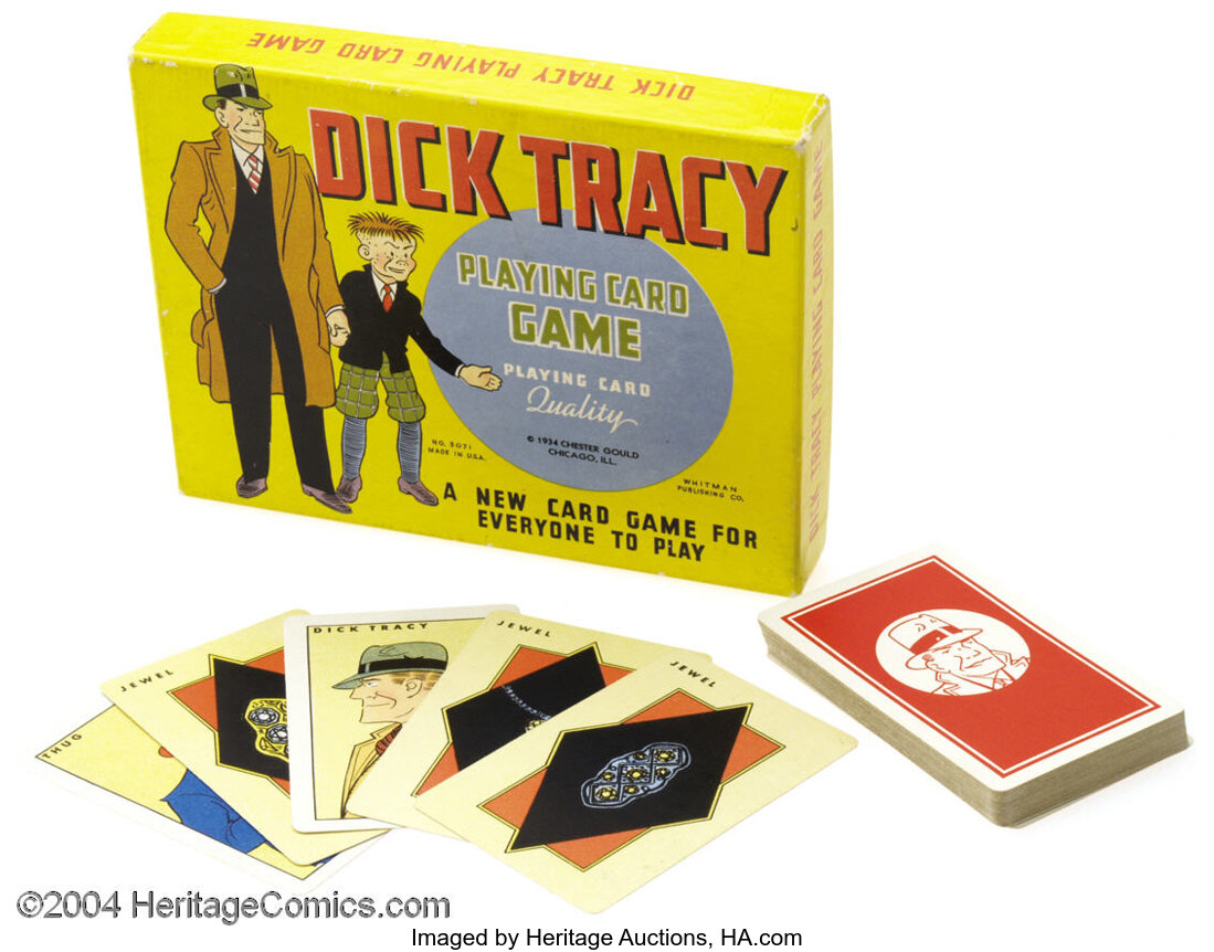 Dick Tracy Playing Card Game NMIB - Yellow Box (Whitman, 1934). Dick | Lot  #3297 | Heritage Auctions