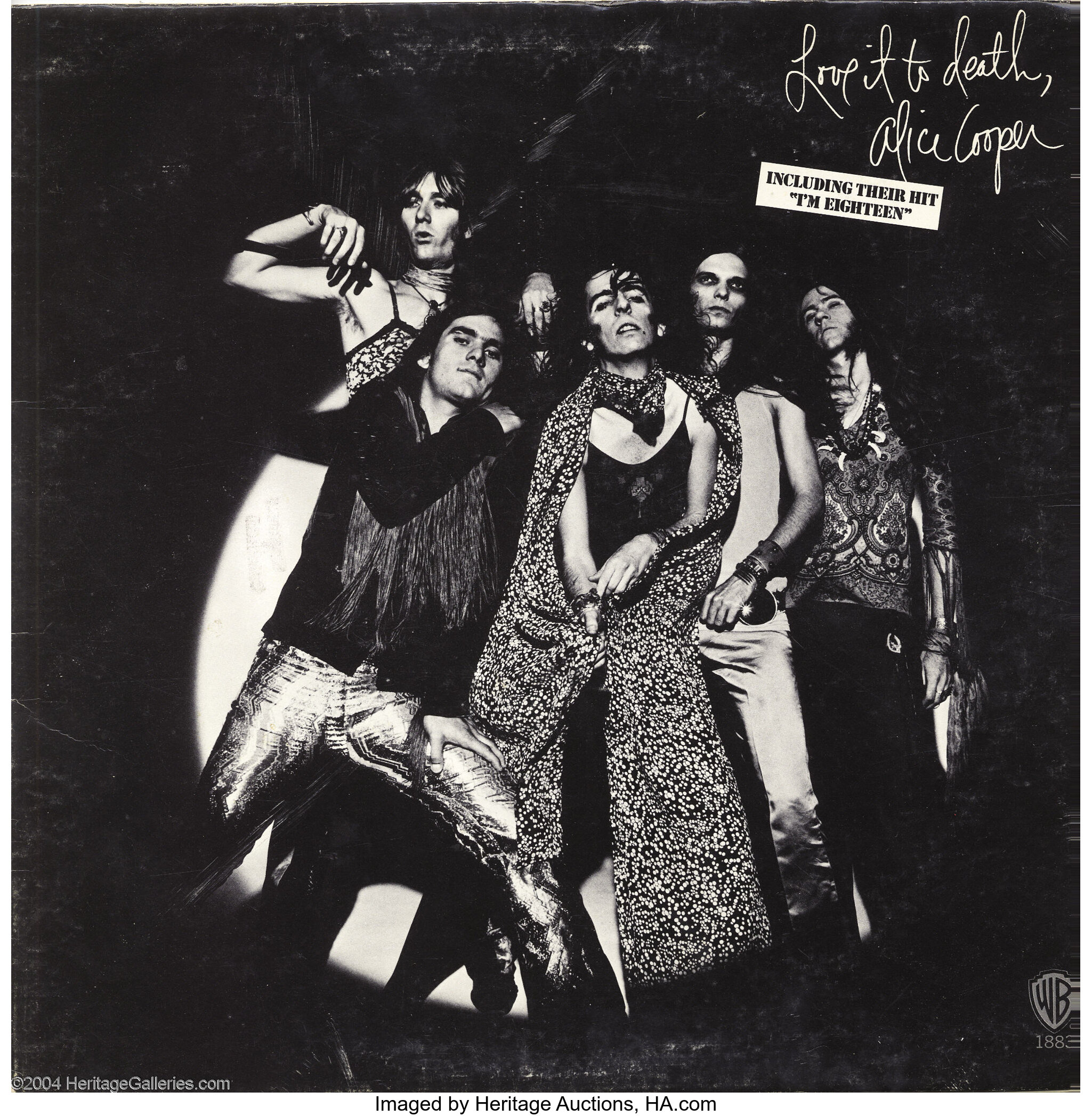 Alice Cooper Love It To Death Album With Recalled Cover Warner Lot 22078 Heritage Auctions