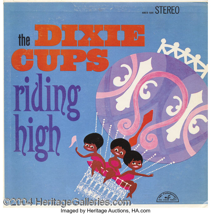 Dixie Cups Riding High LP ABC Paramount 525 Stereo (1965)., Lot  #22101