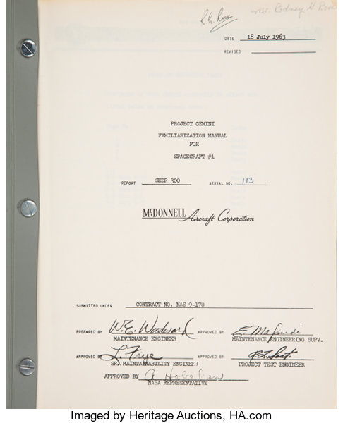 gemini 4 spacecraft documents