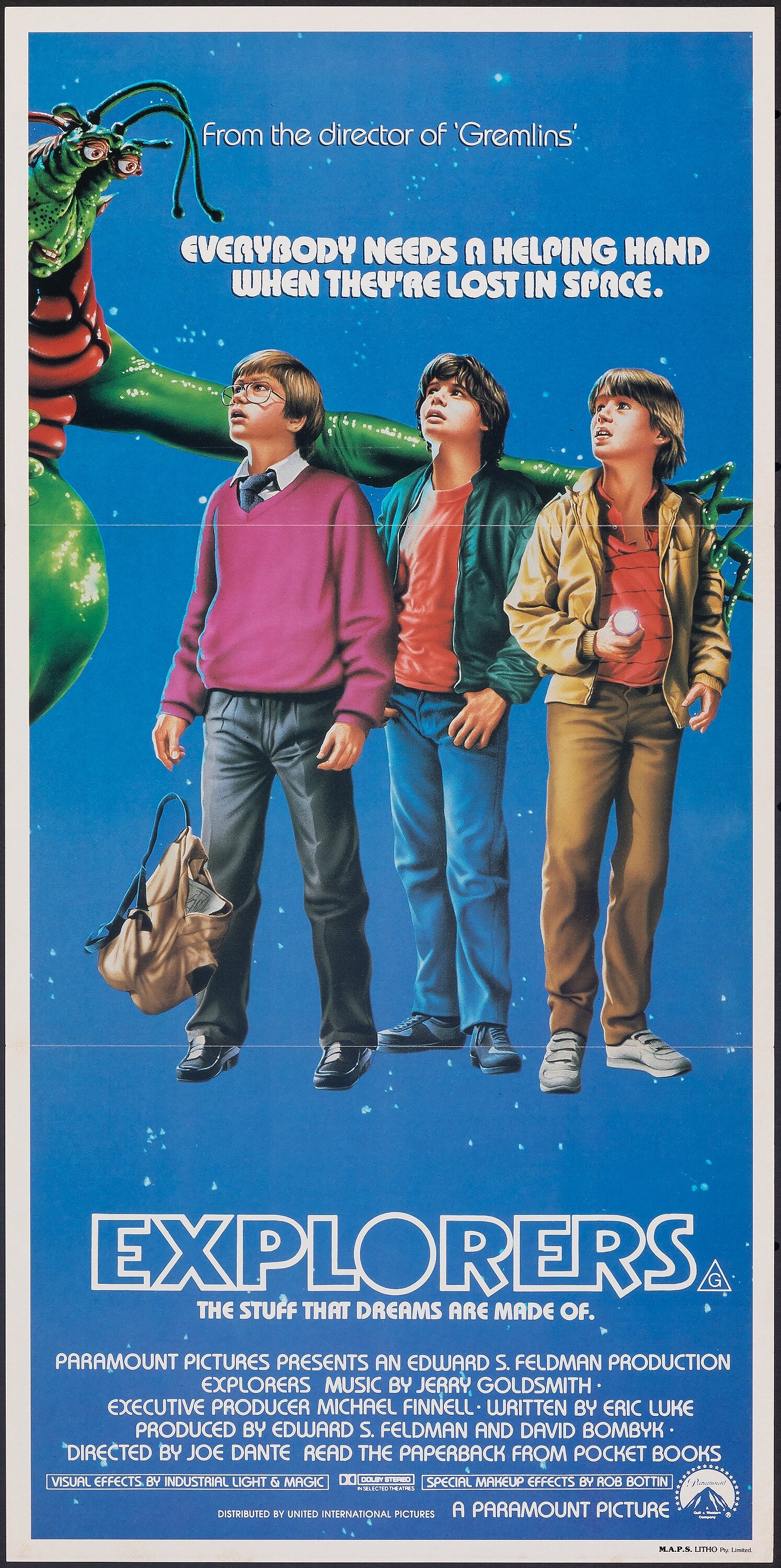 Explorers 1985 Movie Poster