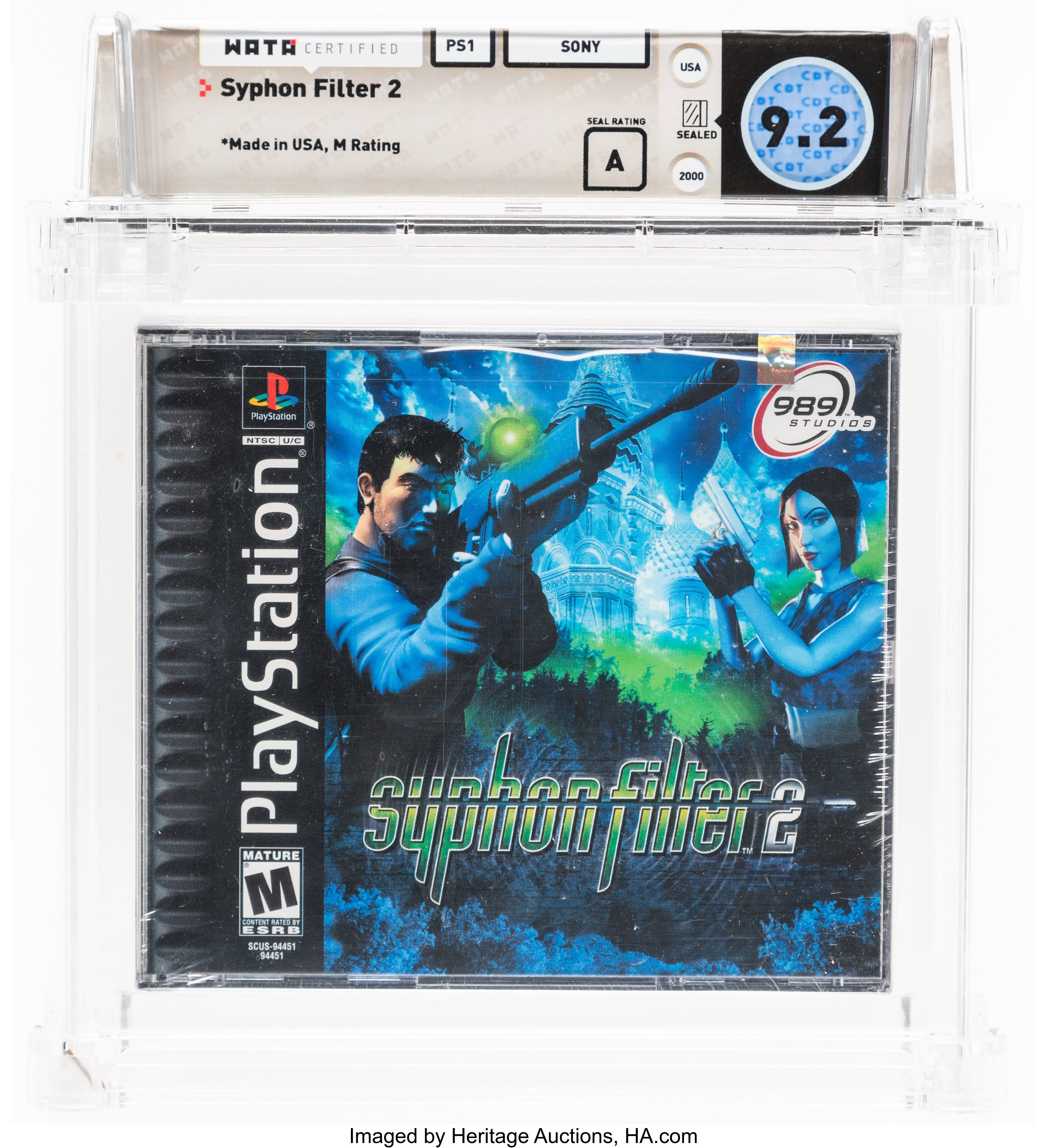 Syphon Filter 2 (2000) by Eidetic PS game