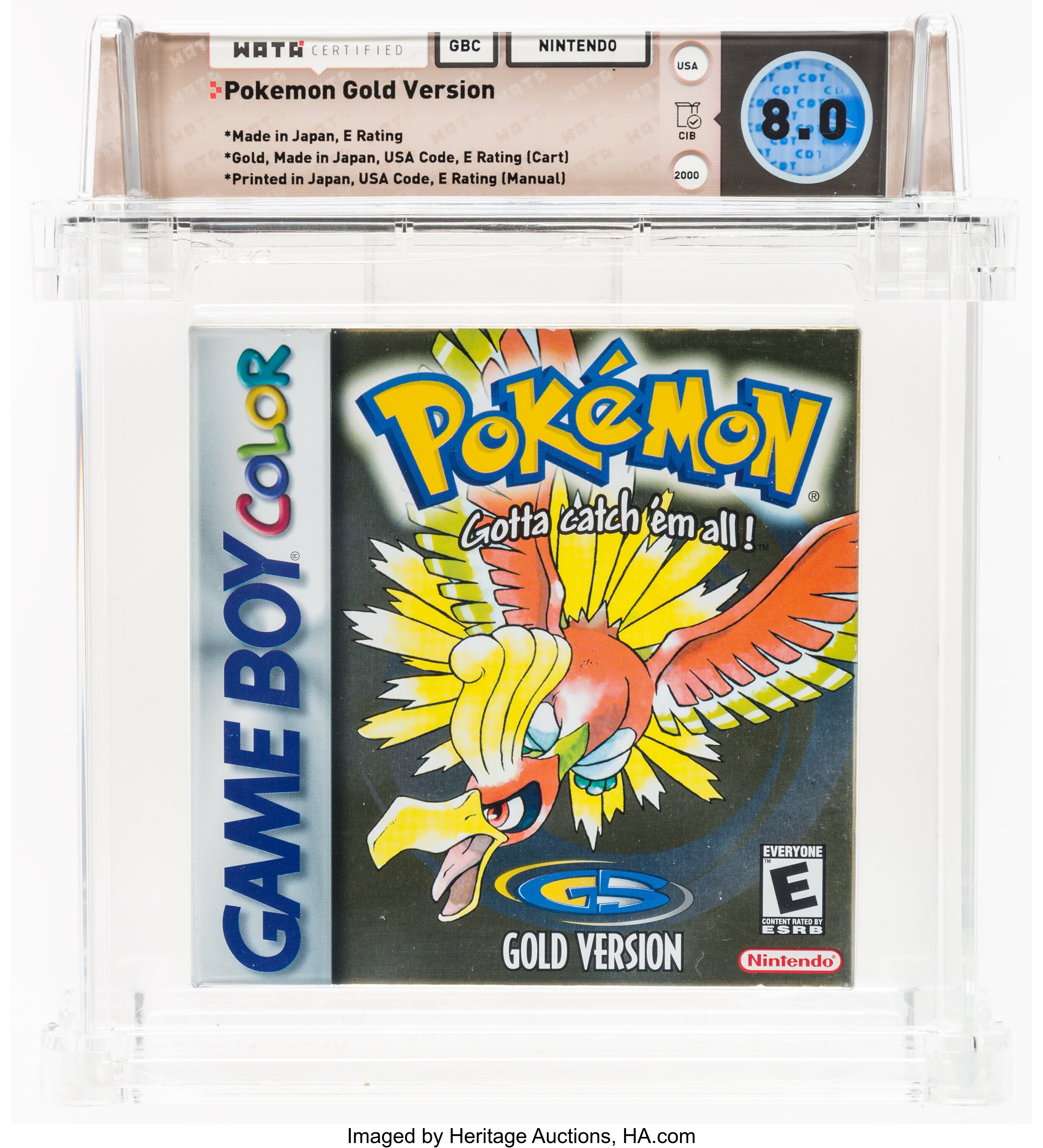 Nintendo Game Boy Color Pokémon Gold Version - CIB