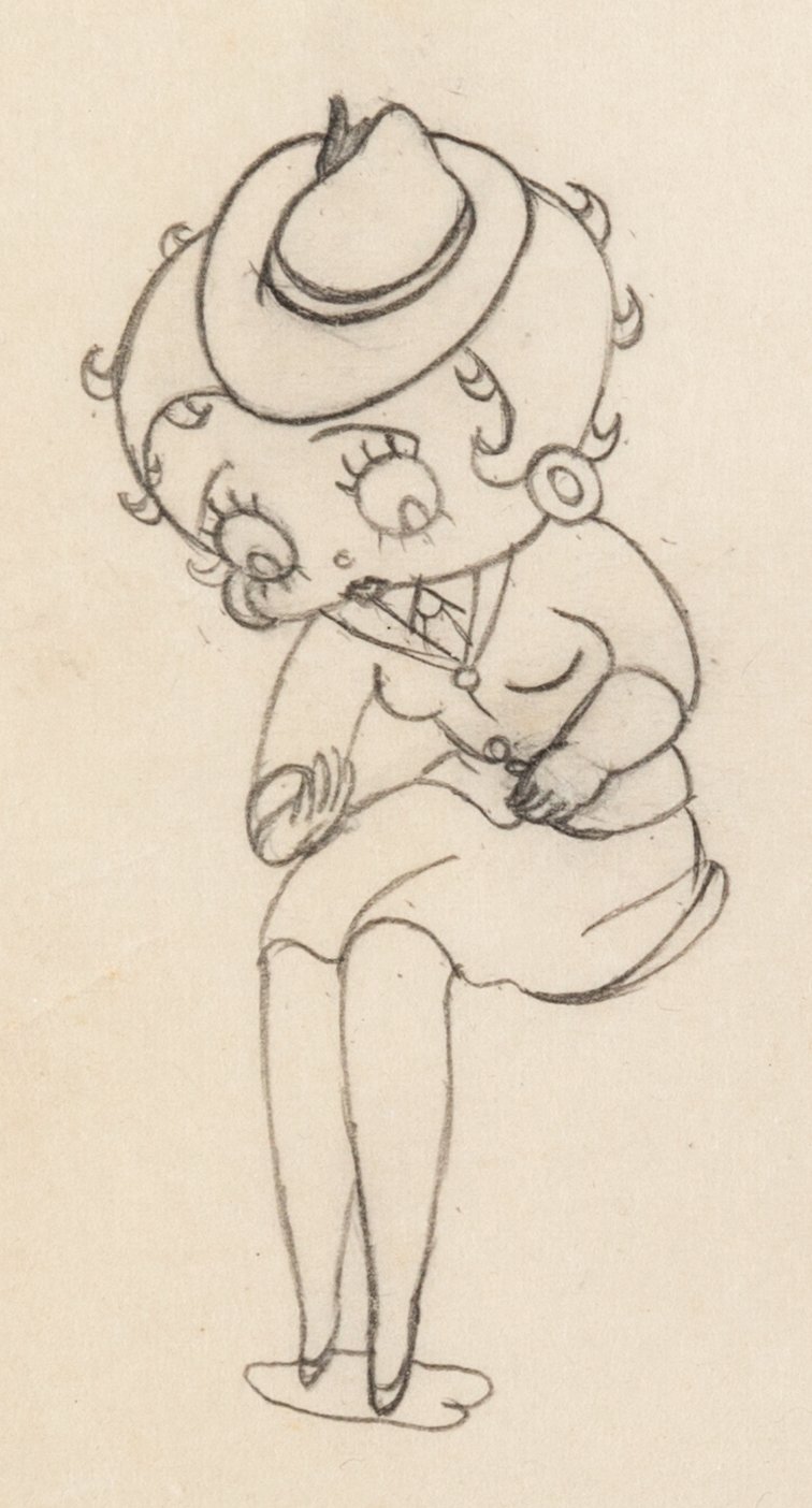 Judge For A Day Betty Boop Animation Drawing Max Fleischer 1935 Lot 11605 Heritage Auctions