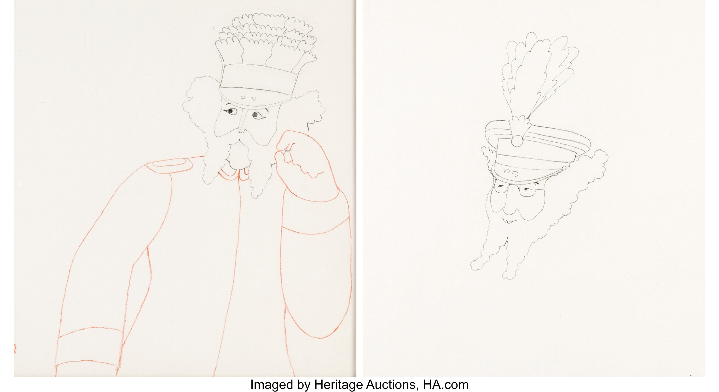 The Beatles Yellow Submarine Sgt Pepper S Band Animation Drawings Lot 99015 Heritage Auctions