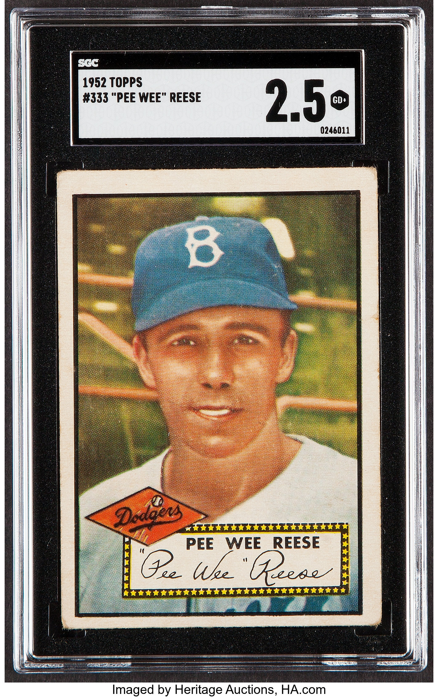 1952 Topps Pee Wee Reese