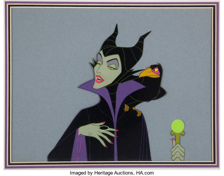 Sleeping Beauty Maleficent Color Model Cel (Walt Disney, c. 1959/, Lot  #99692