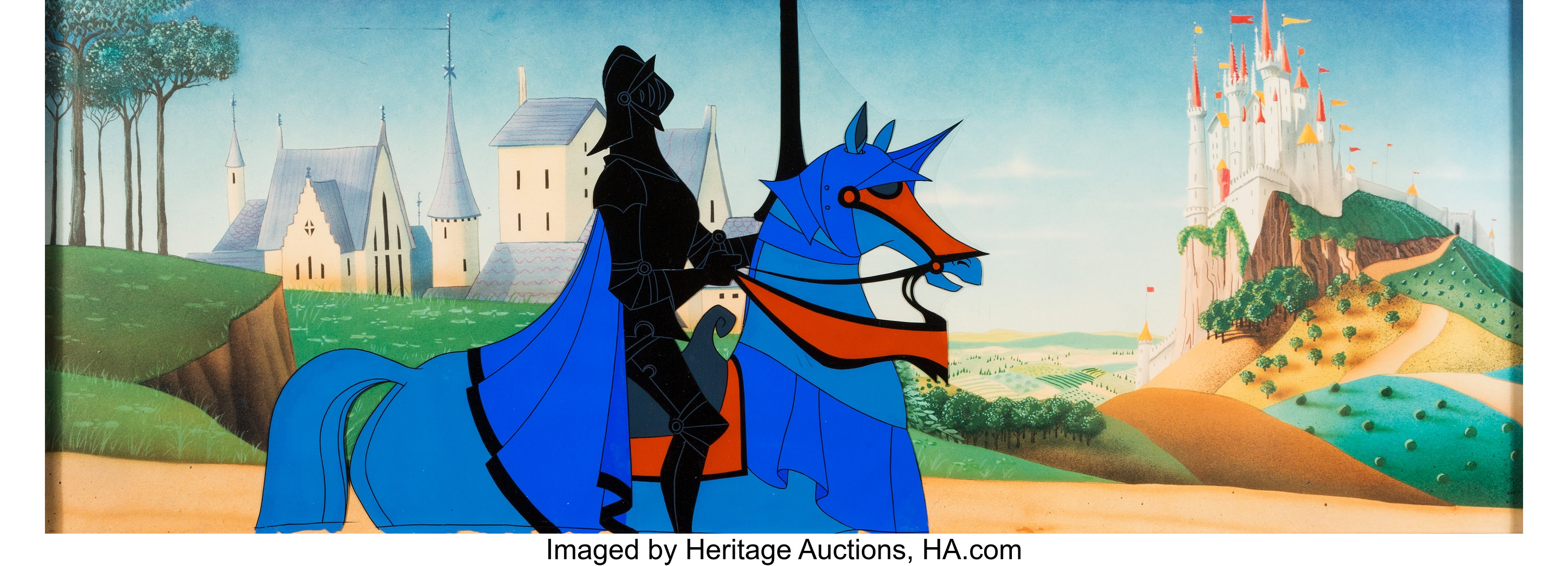 Sleeping Beauty Maleficent Color Model Cel (Walt Disney, c. 1959/, Lot  #99692