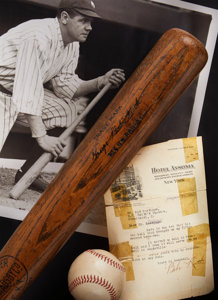 Babe Ruth bat from 1921 highlights latest from Heritage Auctions