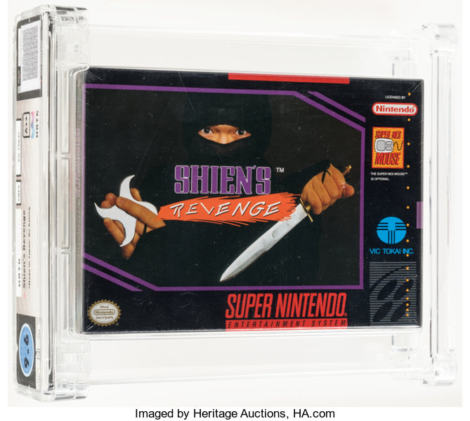 Shien S Revenge Wata 9 6 A Sealed Snes Vic Tokai 1994 Usa Lot Heritage Auctions