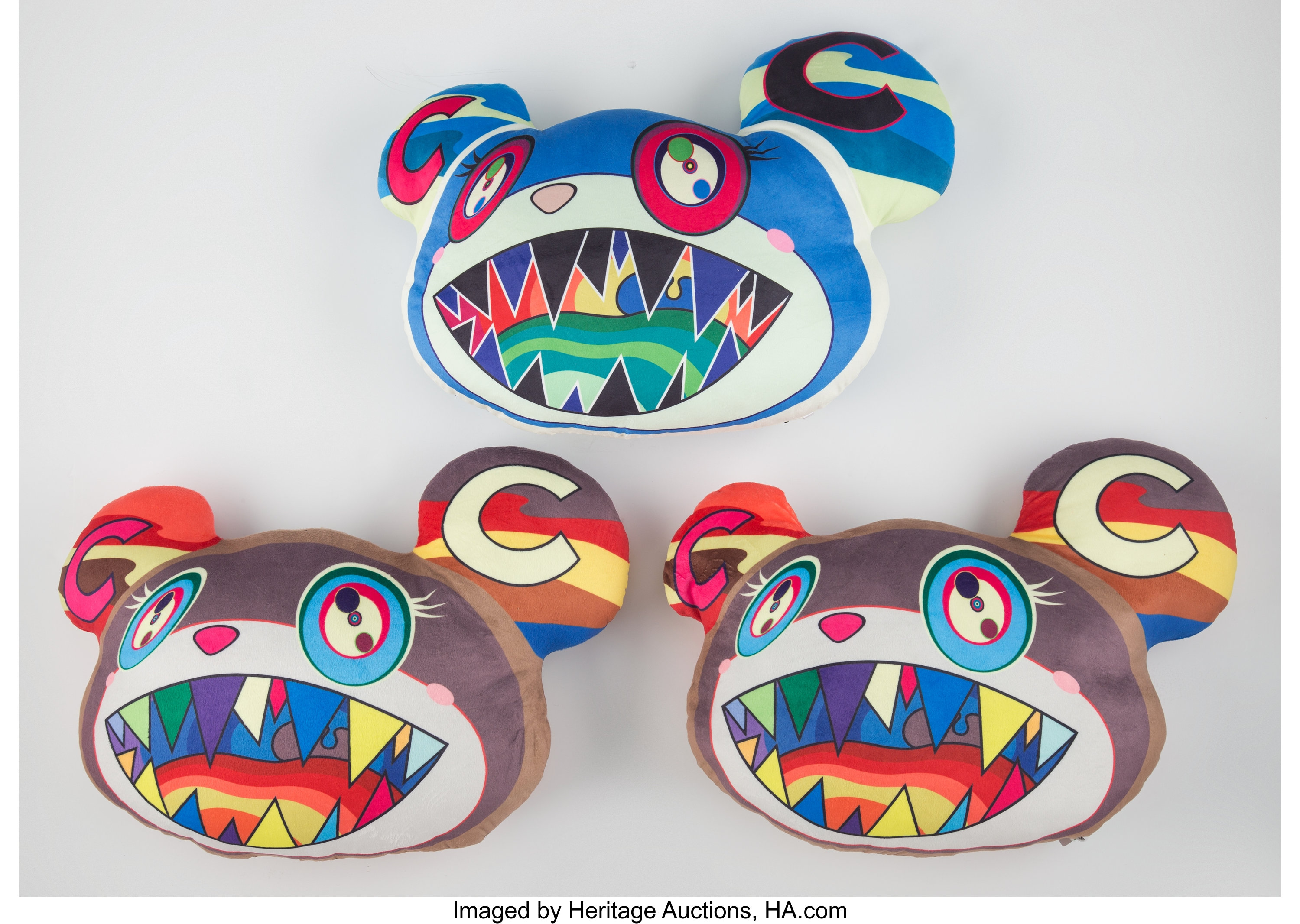 Sold at Auction: Takashi Murakami, TAKASHI MURAKAMI 'Ursa Bear' Plush Figure