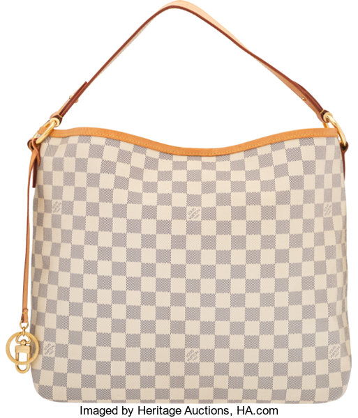 Louis Vuitton Damier Azur Delightful PM Pink