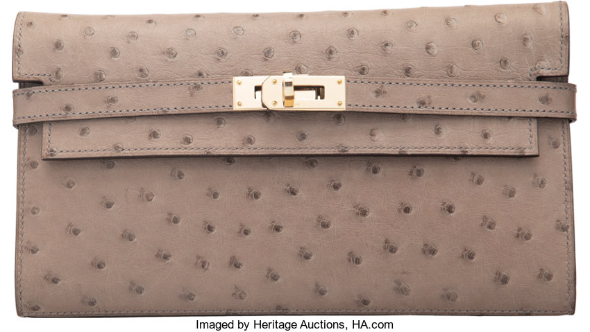 Hermes Kelly Long Wallet Coveted Gris Tourterelle Alligator – Mightychic