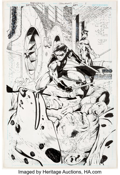 Ryan Benjamin and Saleem Crawford Batman #675 Story Page 1