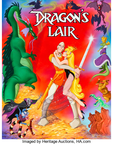 Dragon S Lair Promotional Poster Original Art Don Bluth 19 Lot 910 Heritage Auctions