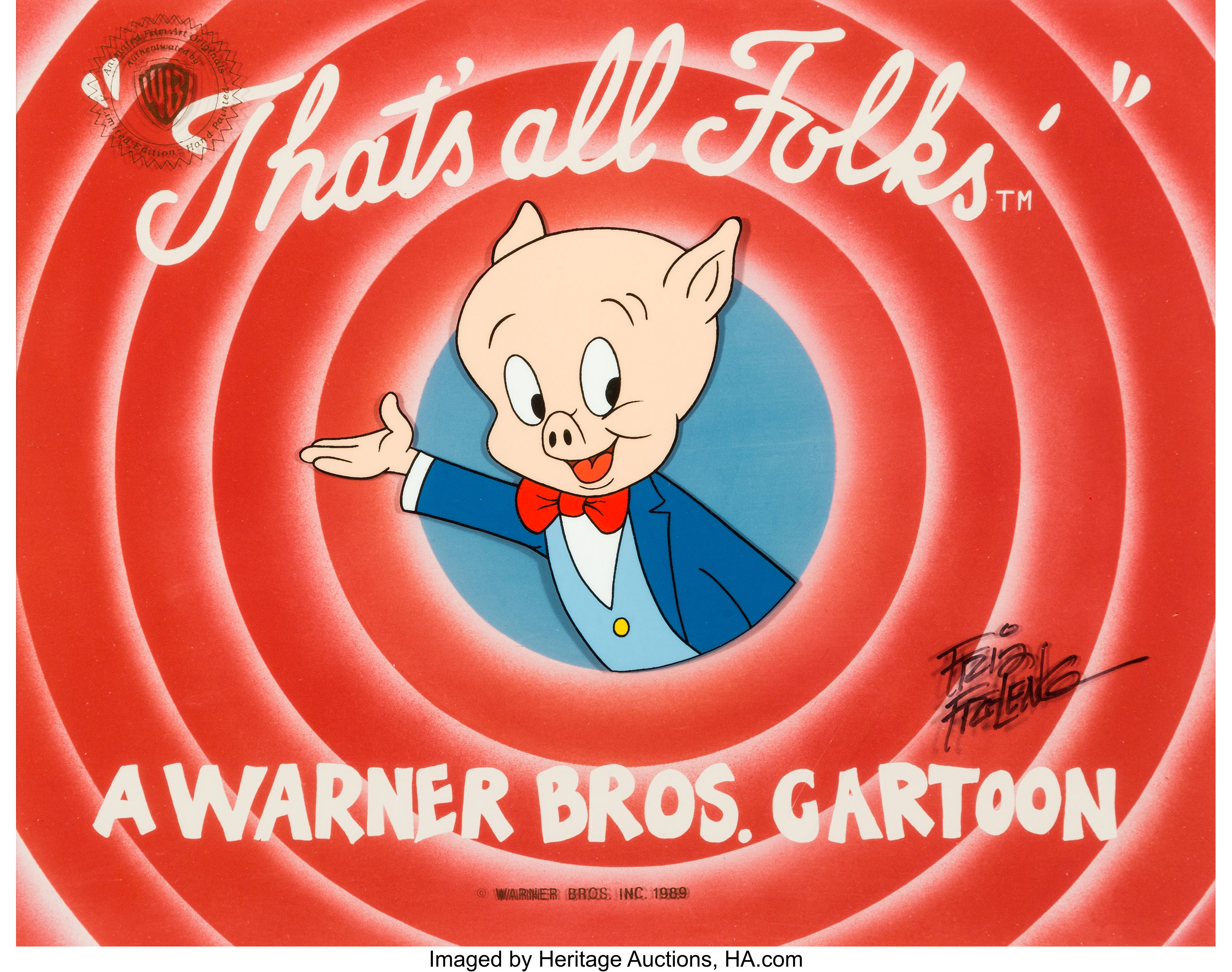 porky pig thats all folks