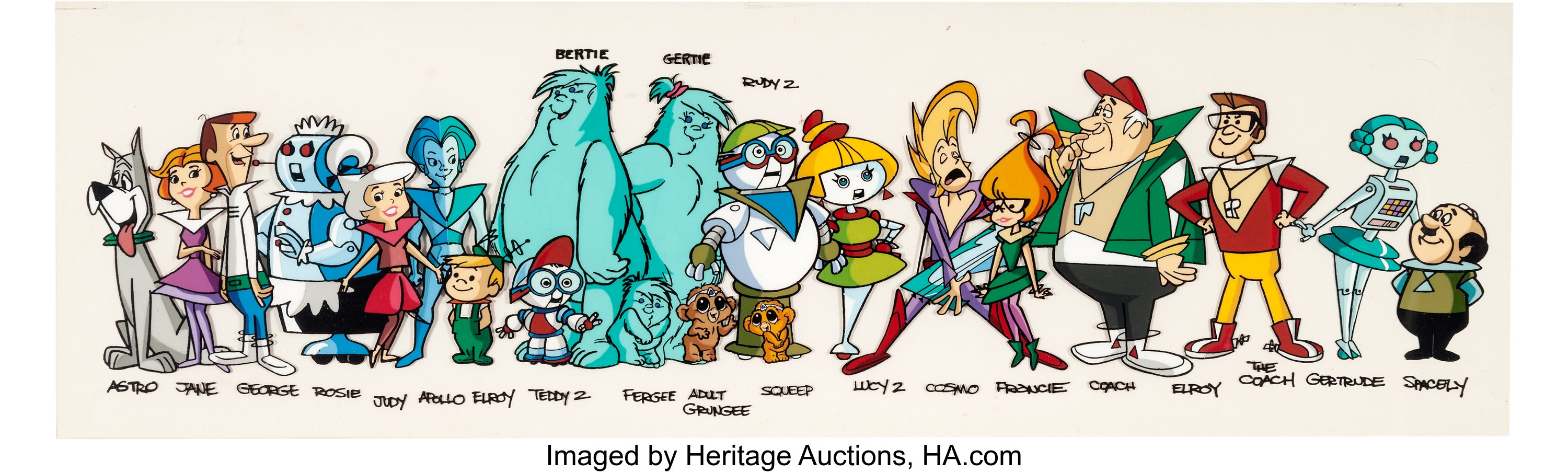 Jetsons The Movie Character Model Cel Hanna Barbera 1990 Lot 98248 Heritage Auctions