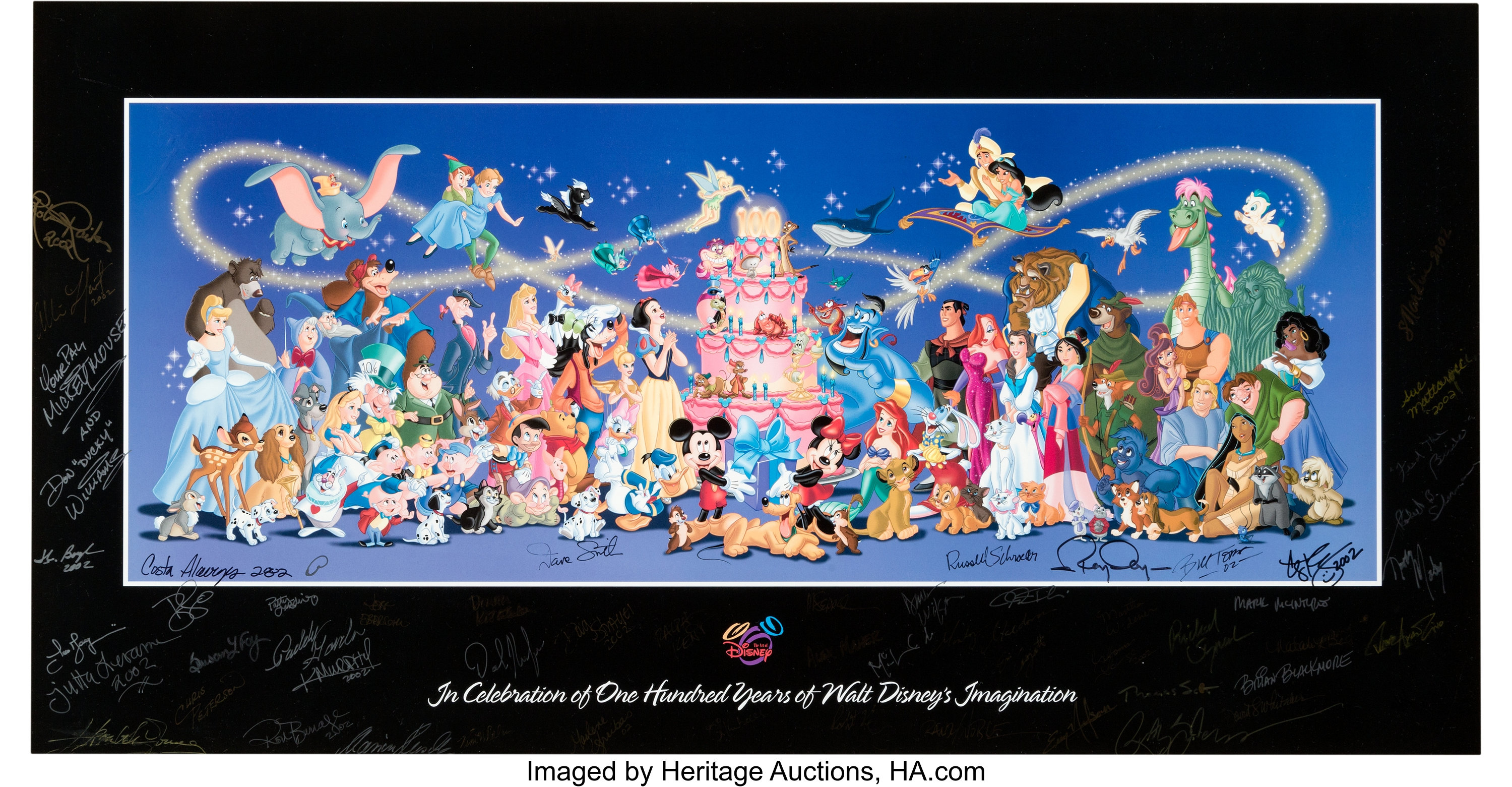 Civic Contractie Op en neer gaan The Art of Disney - In Celebration of 100 Years of Walt Disney | Lot #99588  | Heritage Auctions