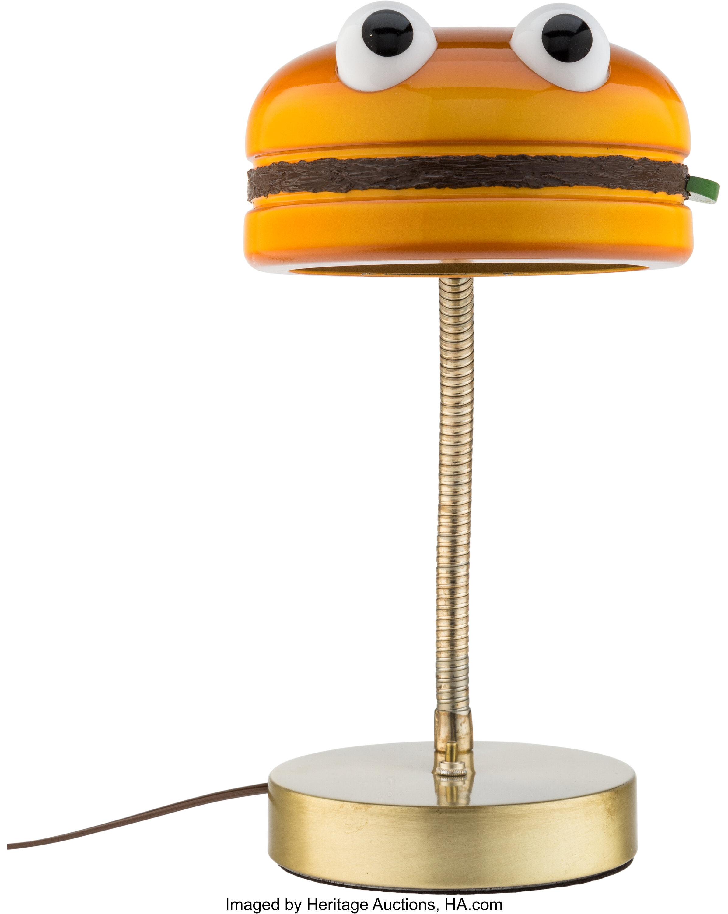 McDonald's Hamburger Patch Desk Lamp Prototype (Setmakers, c